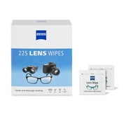 ZEISS Gentle and Thorough Cleaning Eyeglass Lens Cleaner Wipes, 225 Count