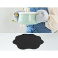 thumbnail image 5 of REGALWOVEN Placemat Set of 6 Faux Leather Placemats for Kitchen Dining Table Decor, Washable Table Placemats Wipeable Table Mat Black 15*15in, 5 of 7