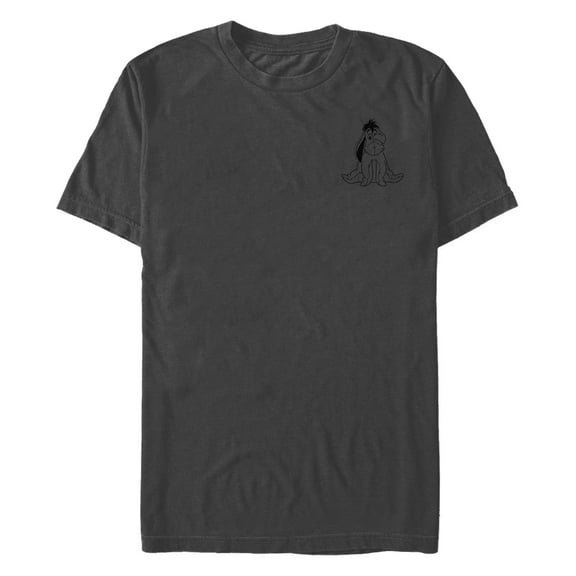 Men's Winnie the Pooh Eeyore Pocket Sketch Graphic T-Shirt