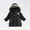 Black, variant on ATOGUTA Boy Jacket Warm Winter Coat Windproof Rain Jacket Snow Coat Green, Size 5T-10