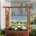 thumbnail image 3 of Riedhoff Wooden Raised Garden Bed with Trellis, Hanging Roof & Side Trellis, 79 x 17 x 45", 3 of 7