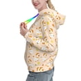 thumbnail image 2 of Lsque Cute Duck And Flower Pattern Casual Women's Hoodie,Hooded Sweatshirt with Kangaroo Pocket,Pullover Hoodie with Eye-catching Drawstrings-XX-Large, 2 of 7