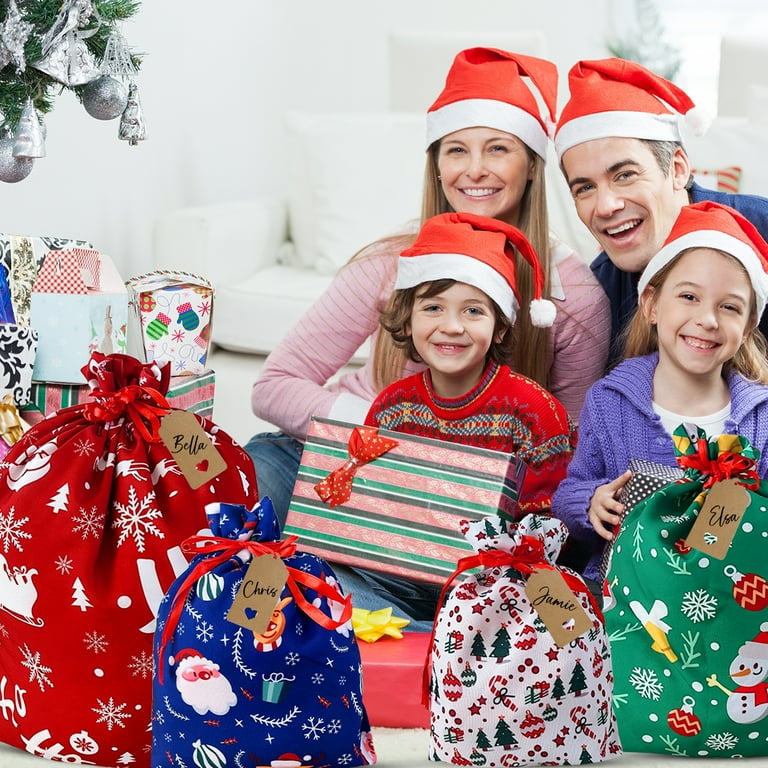 Walmart Value Pack: 10Pcs Large Reusable Christmas Gift Bags with