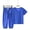 Blue, variant on NAISIBABY Boys Girls Outfit Sets, Soft Short Sleeve T-Shirt and Pants 2-Piece Kids Comfort Casual Clothes Light Blue Size 12