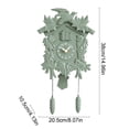thumbnail image 3 of Call Clock Distressed Plastic, High End Home Decor Hourly Clock Children's Room Vintage Style, 3 of 6