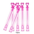 thumbnail image 6 of 12Pcs Heart Empty Bubble Soap Bottles Maker Wedding Party Decorations Kids Toy Yellow Plastic, 6 of 7