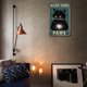thumbnail image 2 of Placa Metal Vintage Gato Rectangular Pintura Hierro Arte La Pared Del 20x30 Cm, 2 of 9