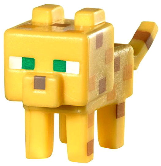 Minecraft Mini-Figures 1" Ocelot Stone Series Figure Cat Mojang 