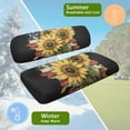 thumbnail image 6 of POLERO Sunflower American Flag Seat Covers for Golf Cart 4th of July, Washable Golf Cart Seat Covers for Club Car Precedent Ordinary Seats Breathable Comfortable/Anti-Scratch/Easy to Install, 6 of 8