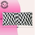 thumbnail image 4 of (2 pack) Urban Shop 20" x 48" Cozy Body Pillow, Abstract Black & White Check, 4 of 11