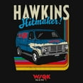 thumbnail image 2 of Netflix Girls' Stranger Things Colorful Vintage Hawkins Hitmaker T Shirt, 2 of 4