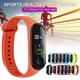 thumbnail image 5 of Correa de silicona de repuesto para reloj inteligente Xiaomi Mi pulsera Kuymtek deportiva de diseño Simple cómoda y duradera 15 unidades, 5 of 9