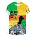 Blczomt T Shirts Women Black History Month Short Sleeve 2025 TShirt