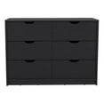thumbnail image 2 of Pemberly Row Ensemble de 2 Commodes et Tables de Nuit en Bois d'Ingénierie, Noir, 2 of 10
