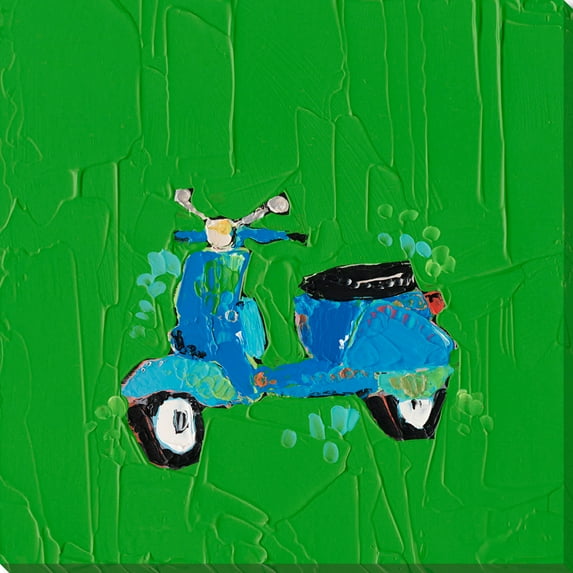 Surya Eternal Scooter 18" x 18" Wall Art MK116A0011818