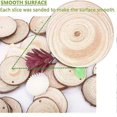 thumbnail image 5 of 30Pcs Unfinished Wood Slices with Bark for Crafts Wood Kit Circles Log Discs for DIY Craft Wedding, 5 of 5