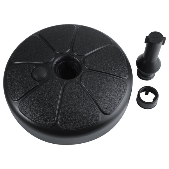Umbrella Base Stand - Outdoor Umbrella Stand Round Shape Plastic Umbrella Stand for Outdoor Patio Yard Garden