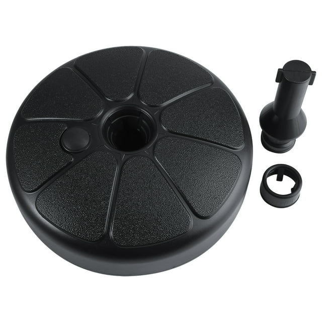 Base de Support pour Parapluie - Support de Parapluie Extérieur Forme Ronde Support de Parapluie en Plastique pour Patio Extérieur Cour Jardin