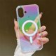 thumbnail image 1 of For iPhone 16 Case Compatible with MagSafe Acrylic + TPU Gradient Phone Cover, 1 of 5