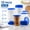 12 PACK -32 OZ- BLUE, variant on 12 Pack Leakproof Freezer Containers with Twist Top Lids - 32 Oz BPA Free Reusable Plastic Food Storage Containers for Meal Prep, Leftovers, and Pantry Organization