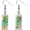 Irises, variant on Rectangle Vincent Van Gogh Classic Artistic Painting Drop Dangle Earrings for Women Abstract Art Trendy Glass Earrings Charm Geometric Impressionist Painting Earrings