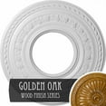 thumbnail image 3 of 29 3/8"OD x 11 5/8"ID x 1 1/8"P Anthony Ceiling Medallion (Fits Canopies up to 11 5/8"), Hand-Painted Golden Oak, 3 of 5
