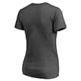 thumbnail image 2 of Women's Dark Heathered Gray Miami Dolphins Freehand V-Neck T-Shirt, 2 of 2