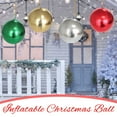 thumbnail image 4 of Large Inflatable Christmas Ball Outdoor Decoration LED Light Up Inflatable Holiday Decor for Yard Garden Patio Christmas Party Decorations Weather Resistant Inflatable Christmas Ornament, 4 of 4