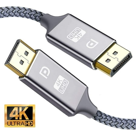 Displayport Cable 6 6ft Snowkids 4k 60hz 1440p 144hz Displayport To Displayport Cable 2m 6 6ft Dp To Dp Nylon Walmart Canada