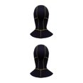 thumbnail image 3 of Naiovety Keep Diving DH-321 Nylon Dive Cap Capucha flexible a prueba de frío Hombres Mujeres Head Cover Surf a prueba de fugas Sombrero subacuático Línea amarilla S 2piezas Naiovety CBP188174, 3 of 6