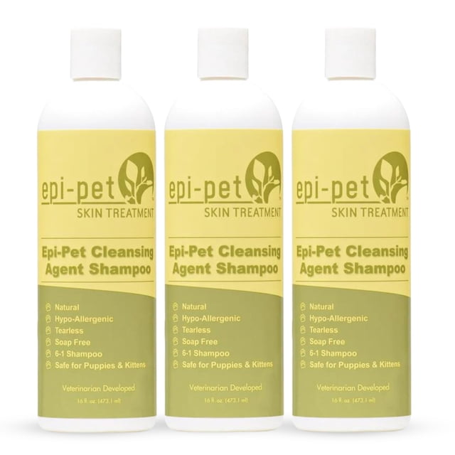 Champú para mascotas Epi-Pet 6 en 1 Vainilla y Lavanda 473 ml x3