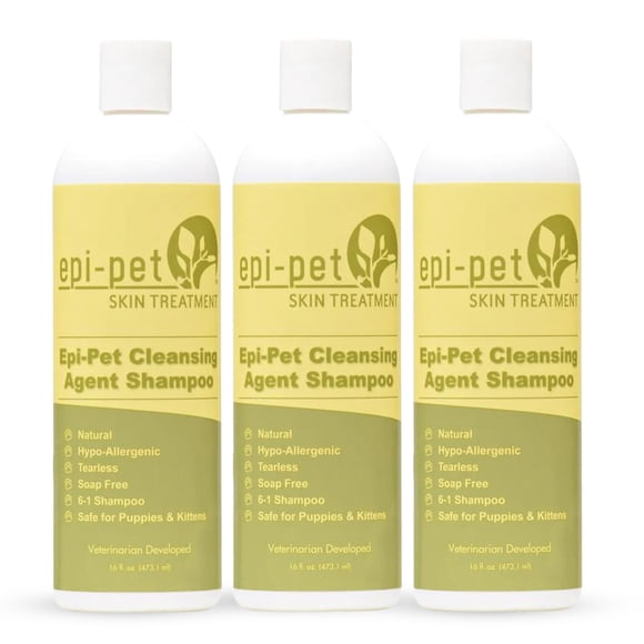 Champú para mascotas Epi-Pet 6 en 1 Vainilla y Lavanda 473 ml x3