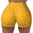 thumbnail image 2 of Fotbe Corn Kernels Shorts Sin Costuras – Shorts Deportivos de Cintura Alta para Mujer, Elásticos para Gimnasio, Yoga, Running o Ciclismo-X-Large, 2 of 8