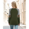 thumbnail image 4 of Women's Maternity Nursing Shirt Top Long Sleeve Patchwork Breastfeeding Clothes, 4 of 5