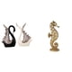 thumbnail image 1 of Elegante figura de cisne de resina cerámica para mesa, adorno decorativo para oficina, estante, dormitorio, sala de estar, regalo de aniversario,, 1 of 8