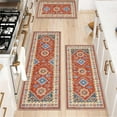 thumbnail image 4 of Ileading Boho Kitchen Rug Sets 3 Piece Runner Bohemian Mats Non Skid Washable Kitchen Floor Mat Runner, 4 of 15