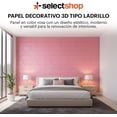 thumbnail image 3 of Papel Tapiz Tipo Piedra Con Adhesivo De 35X38CM Revestimiento Decorativo Para Cubierta De Mueble Encimera Cocina Estante Puertas Paredes Decoracion Hogar (Rosa), 3 of 7