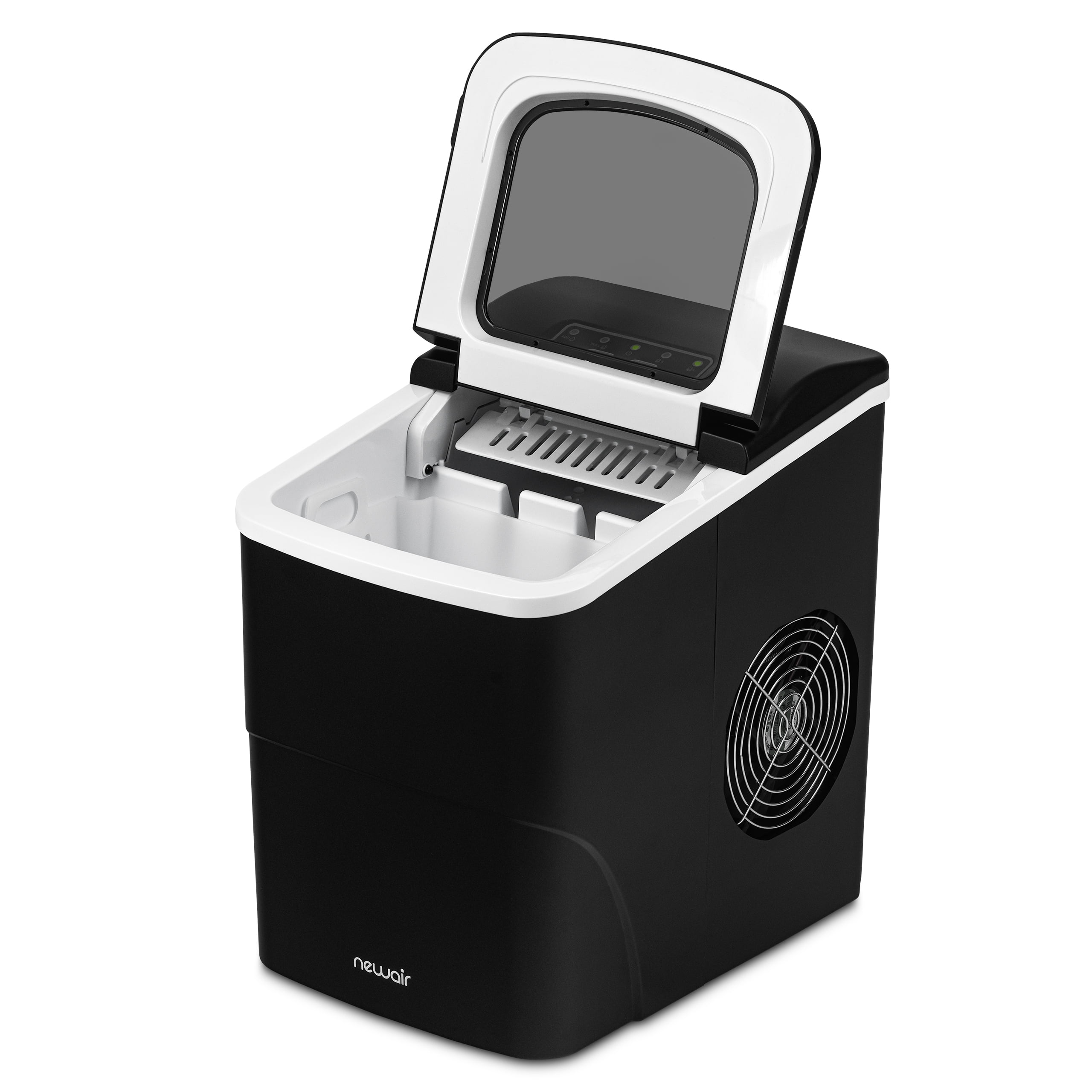 Newair 26 lbs. Countertop Bullet Ice Maker, Matte Black Portable and Lightweight