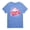 CAROLINA BLUE, variant on Instant Message - Baseball All Star Short Sleeve Graphic T-Shirt