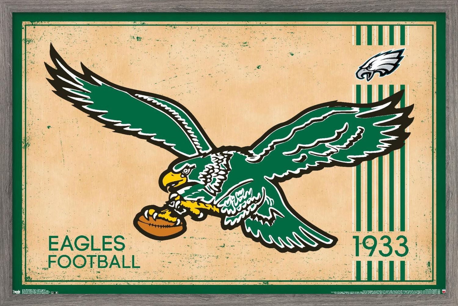 NFL Philadelphia Eagles - Retro Logo 14 Wall Poster