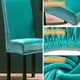 thumbnail image 3 of Funda elástica para silla de comedor, multicolor, resistente al desgaste, universal, las cuatro estaciones, estilo simple, fundas reclinables, suministros para el hogar, azul Inevent HA012485-03, 3 of 6
