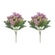 thumbnail image 1 of 2pcs Flores de cerezo artificiales decoración del hogar, decoraciones de atmósfera de boda, flores falsas, lavanda, 1 of 5