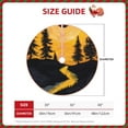 thumbnail image 2 of Fotbe Sunset River Pine Trees Pattern Christmas Tree Skirt, Tree Skirts Plush Christmas Decorations, Christmas Tree Skirts Xmas Decorations Holiday Party Decor-36", 2 of 6