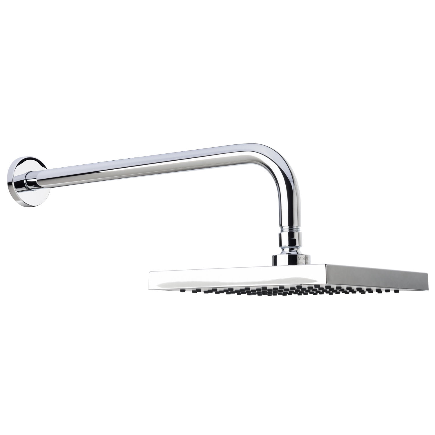 Miseno MNOSH625ECP 1.8 GPM Single Function Rain Shower Head, Polished Chrome