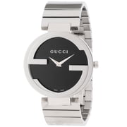 Gucci Women's Interlocking Watch Swiss Quartz Sapphire Crystal YA133307