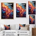 thumbnail image 4 of Designart "Intricate Multicolor Drips" Drip Painting Floater Framed Wall Art Prints, 4 of 5