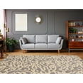thumbnail image 4 of Capri Sasha Light Grey & Bone 6' 5" x 9' 3" Area Rug, 4 of 6