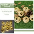 thumbnail image 2 of ORDDIART 4Set Home Bamboo Lamp Shade Beige Color for Valentine's Day Decor, 2 of 8