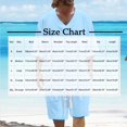thumbnail image 2 of Cinvoph Men's 2 Piece Set Outfits Short Sleeve V-Neck Solid Color T Shirt and Shorts Outfits Summer Casual Drawstring Workout Holiday Vocation Beach Suits for Men, 2 of 6