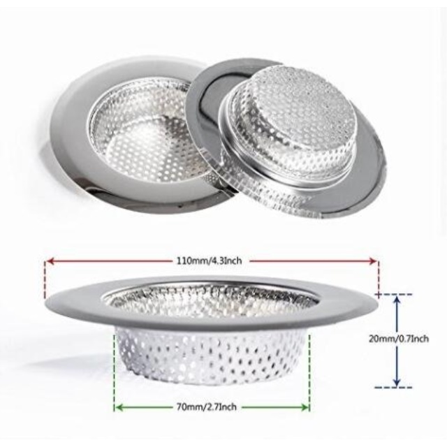Stainless Steel Kitchen Sink Strainer - Heavy Duty Advanced Basket